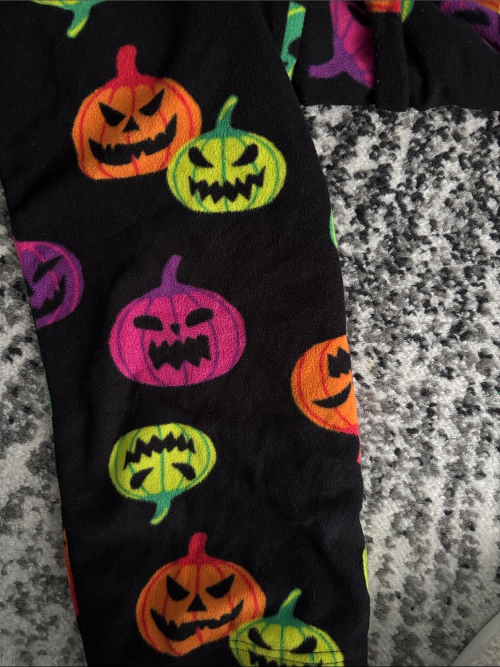 Kids Halloween Pumpkin Print Pajama Pants Size 14 - Picture 2 of 2